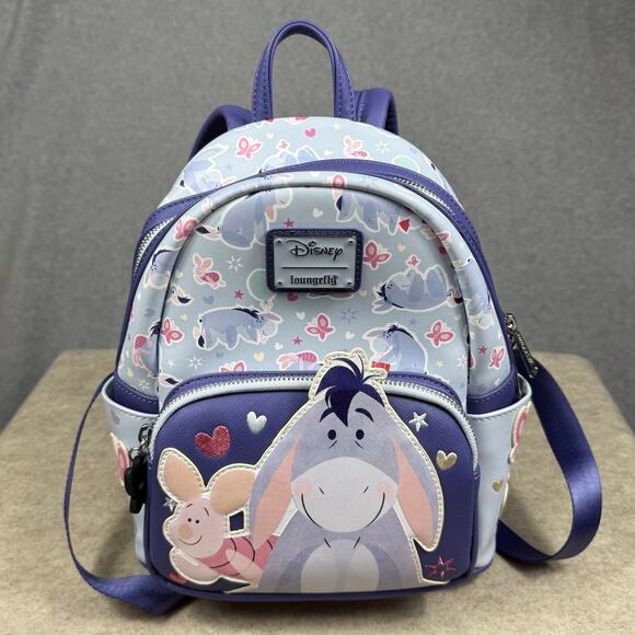 Loungefly Disney Winnie the Pooh Eeyore and Piglet Butterfly Mini Backpack main image 12
